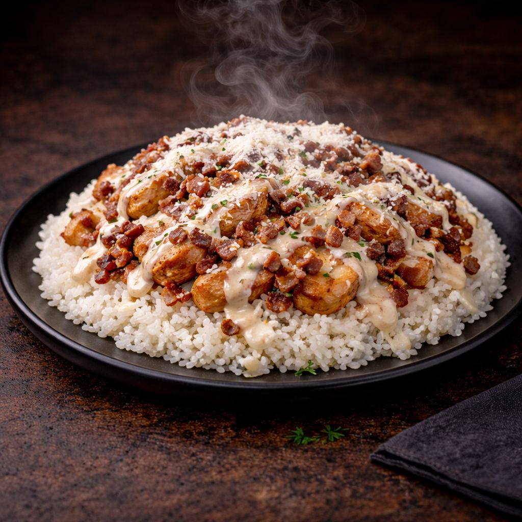 Chicken Bacon Parmesan Rice